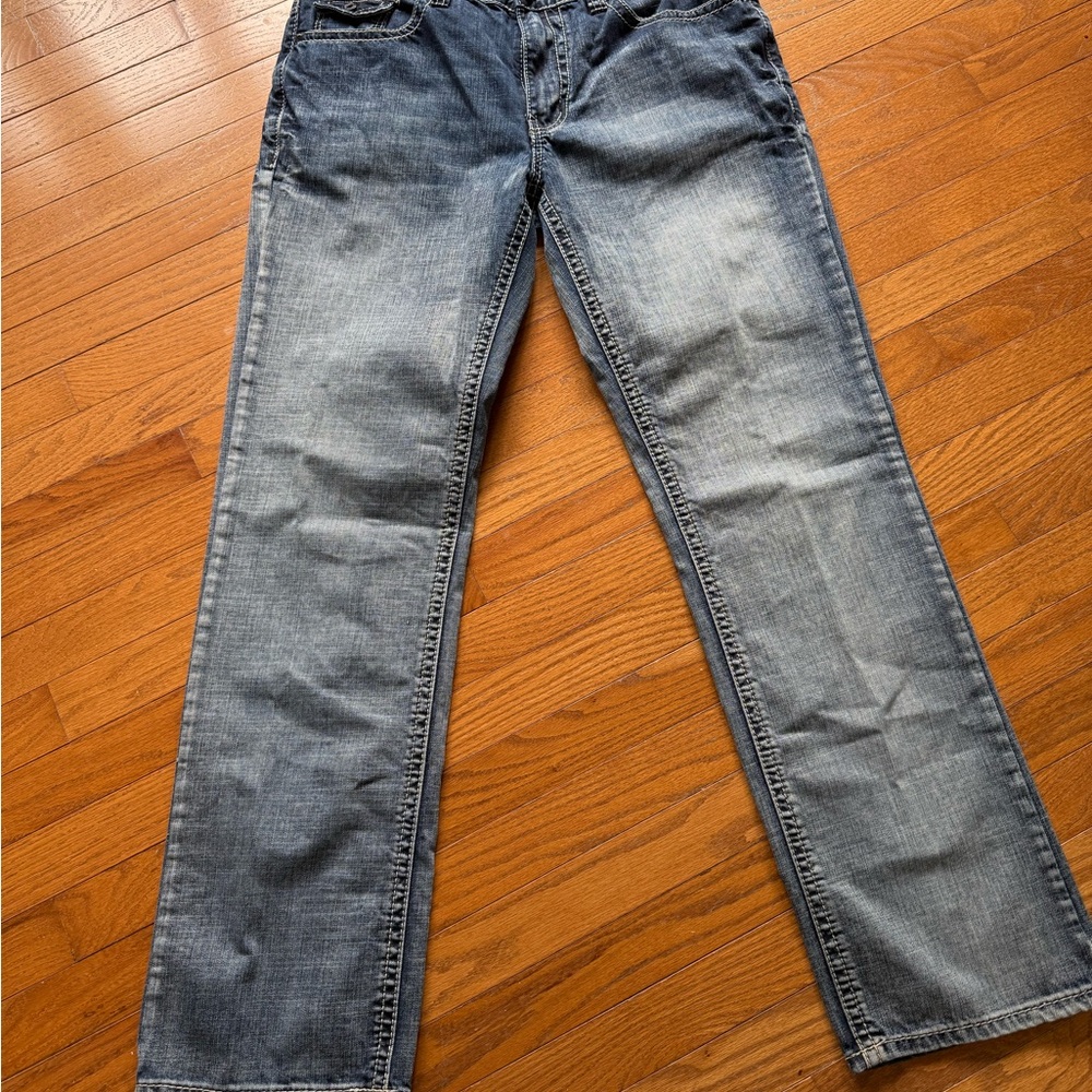 Men's Relaxed Fit Blue Jeans